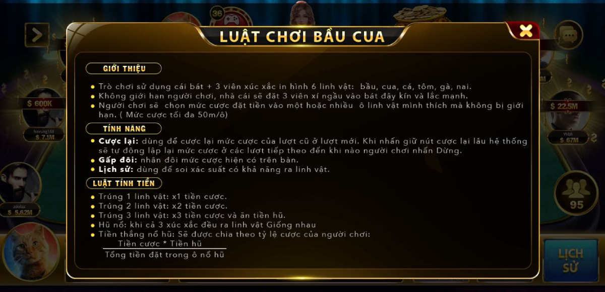 Hướng dẫn tham gia chơi Bầu Cua tại Tỷ Lệ Kèo để ôm thưởng lớn